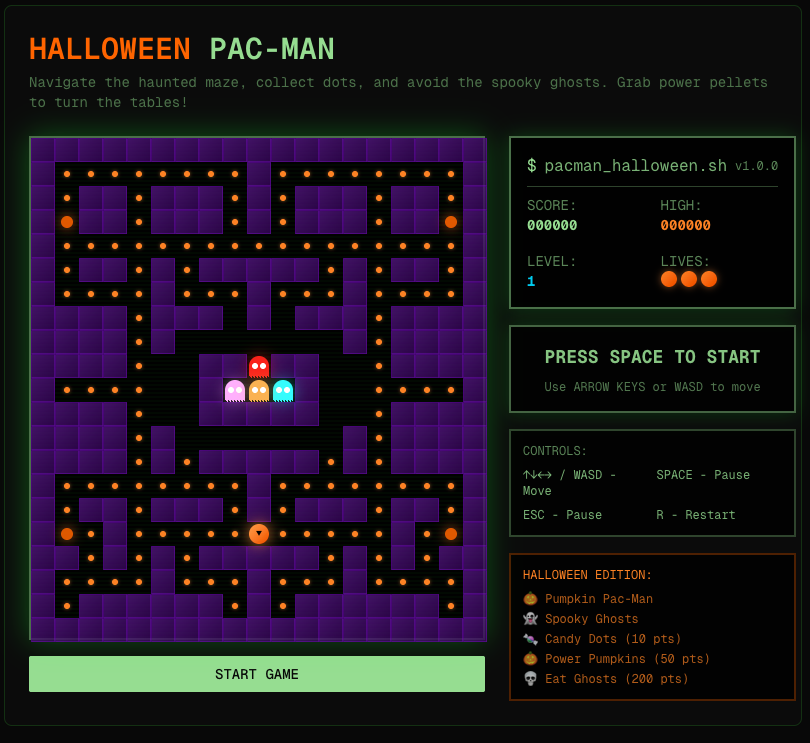 Halloween Pac-Man
